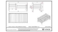Peuter Bed 71 -Beddengoed Winkel Baby Bed 71 wit 3