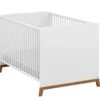 Babyledikant Nevada 2 Babyledikant Nevada -Beddengoed Winkel Babyledikant Nevada wit eiken