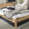 Bed Birmingham -Beddengoed Winkel Bed Birmingham met 4 laden bruin