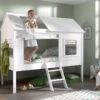 Bed Boomhut Charlotte Met Set Gordijnen 1 Bed Boomhut Charlotte Met Set Gordijnen -Beddengoed Winkel Bed Boomhut Charlotte