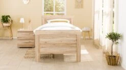 Bed Elba 16 Bed Elba -Beddengoed Winkel Bed Elba licht eiken 2