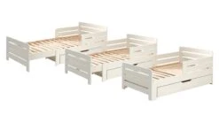 Bed Jumper Met Lade En Matras 160+40cm -Beddengoed Winkel Bed Jumper met lade en matrs 160 40cm 4