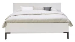 Bed Ragnar Met Hoofbord Hout 13 Bed Ragnar Met Hoofbord Hout -Beddengoed Winkel Bed Ragnar met hoofbord hout wit 3