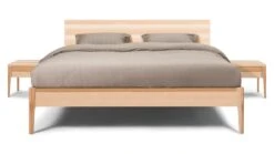 Karlsson Bed Sky Met Hoofdbord En Poten Hout -Beddengoed Winkel Bed Sky beuken met hoofdbord hout en poot hout beuken 3