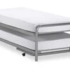 Bed Met Onderschuifbed Doppia 1 Bed Met Onderschuifbed Doppia -Beddengoed Winkel Bed onderschuifBed Doppia zilver