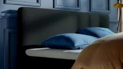 Karlsson Boxspring Attraktiv Lykka Vlak, Poten Malmö En Gestoffeerd Matras -Beddengoed Winkel Boxspring Attraktiv Lykka vlak met gestoffeerd matras anthracite 2