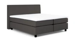 Karlsson Boxspring Autentik Vlak Met Gestoffeerd Matras -Beddengoed Winkel Boxspring Autentik Kurbat vlak met gestoffeerd matras anthracite 2