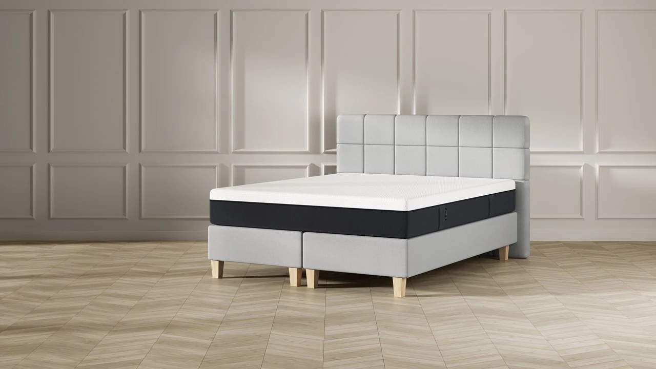 Boxspring Emma Deluxe Elegant Vlak Met Emma Original Matras 3 Boxspring Emma Deluxe Elegant Vlak Met Emma Original Matras