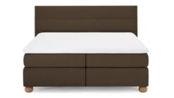 Karlsson Boxspring Solid Lina Vlak Met Gestoffeerd Matras -Beddengoed Winkel Boxspring Solid Lina vlak met gestoffeerd matras cappuccino 7