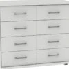 Commode Bienne Met 8 Laden -Beddengoed Winkel Commode Bienne met 8 laden alpine wit