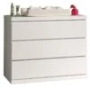 Commode Lara -Beddengoed Winkel Commode Lara met 3 laden wit