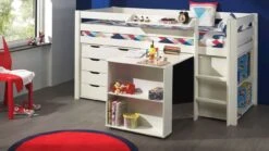 Commode 4 Laden Pino/Scott 6 Commode 4 Laden Pino/Scott -Beddengoed Winkel Commode Pino 4 laden wit 1