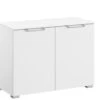 Commode Sydney Met 2 Glasdeuren -Beddengoed Winkel Commode Sydney met 2 glasdeuren wit