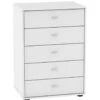 Commode Tokio Met 5 Laden -Beddengoed Winkel Commode Tokio met 5 laden wit