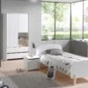 Complete Slaapkamer Kiddy Met Nachtkast, Kast, Bureau En Boekenkast -Beddengoed Winkel Complete slaapkamer Kiddy met nachtkast kast bureau en boekenkast wit