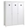 Draaideurkast Amori 3-deurs -Beddengoed Winkel Draaideurkast Amori wit 2