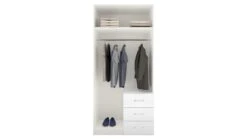 Draaideurkast Compact Met Laden -Beddengoed Winkel Draaideurkast Compact met laden wit 2