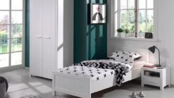 Draaideurkast Erik 2-deurs 5 Draaideurkast Erik 2-deurs -Beddengoed Winkel Draaideurkast Erik 2 deurs wit 1