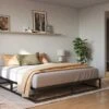 Emma Metal Bed -Beddengoed Winkel Emma Metal bed met Essential matras Zwart