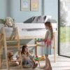 Halfhoogslaper Kiddy -Beddengoed Winkel Halfhoogslaper Kiddy wit