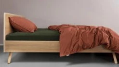 Hoeslaken Beddinghouse Jersey Splittopper -Beddengoed Winkel Hoeslaken Beddinghouse Jersey splittopper dark green 1