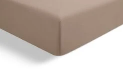 Hoeslaken Beter Bed Select Biologisch Perkal Matras -Beddengoed Winkel Hoeslaken Biologisch perkal matras taupe 3