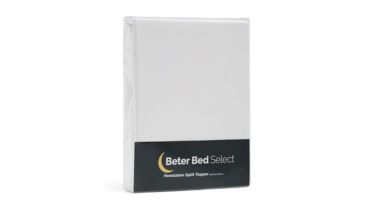 Hoeslaken Beter Bed Select Perkal Splittopper 7 Hoeslaken Beter Bed Select Perkal Splittopper - Afbeelding 5