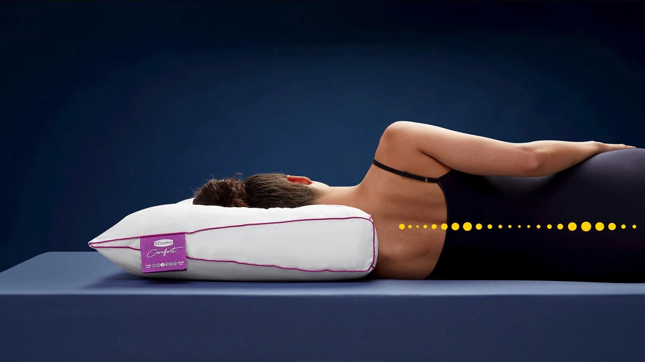 Hoofdkussen Silvana Comfort Paars 5 Hoofdkussen Silvana Comfort Paars - Afbeelding 3