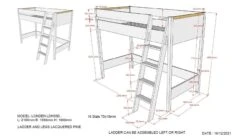 Hoogslaper Londen -Beddengoed Winkel Hoogslaper Londen wit 2