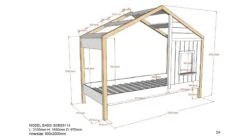 HuisBed Babs 91 7 HuisBed Babs 91 -Beddengoed Winkel Huisbed Babs 91 wit 2