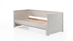 Kajuitbed Paneel Uitschuifbaar Pino Met Lade -Beddengoed Winkel Kajuitbed paneel uitschuifbaar Pino met lade wit 5