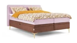 Opbergbox Ruby Vlak Met Gestoffeerde Matras -Beddengoed Winkel Opbergbox Ruby vlak met gestoffeerde matras roze bruin 5