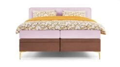 Opbergbox Ruby Vlak Met Gestoffeerde Matras -Beddengoed Winkel Opbergbox Ruby vlak met gestoffeerde matras roze bruin 6