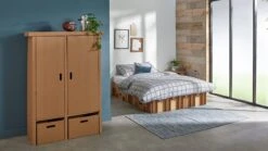 Paper Bed -Beddengoed Winkel Paper Bed met laden bruin 4