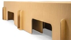 Paper Bed -Beddengoed Winkel Paper Bed met laden bruin 8