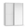 Schuifdeurkast Motion Met Spiegeldeur -Beddengoed Winkel Schuifdeurkast Motion wit