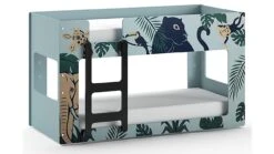 Stapelbed Luca Jungle 10 Stapelbed Luca Jungle -Beddengoed Winkel Stapelbed Luca Jungle mintgroen 3